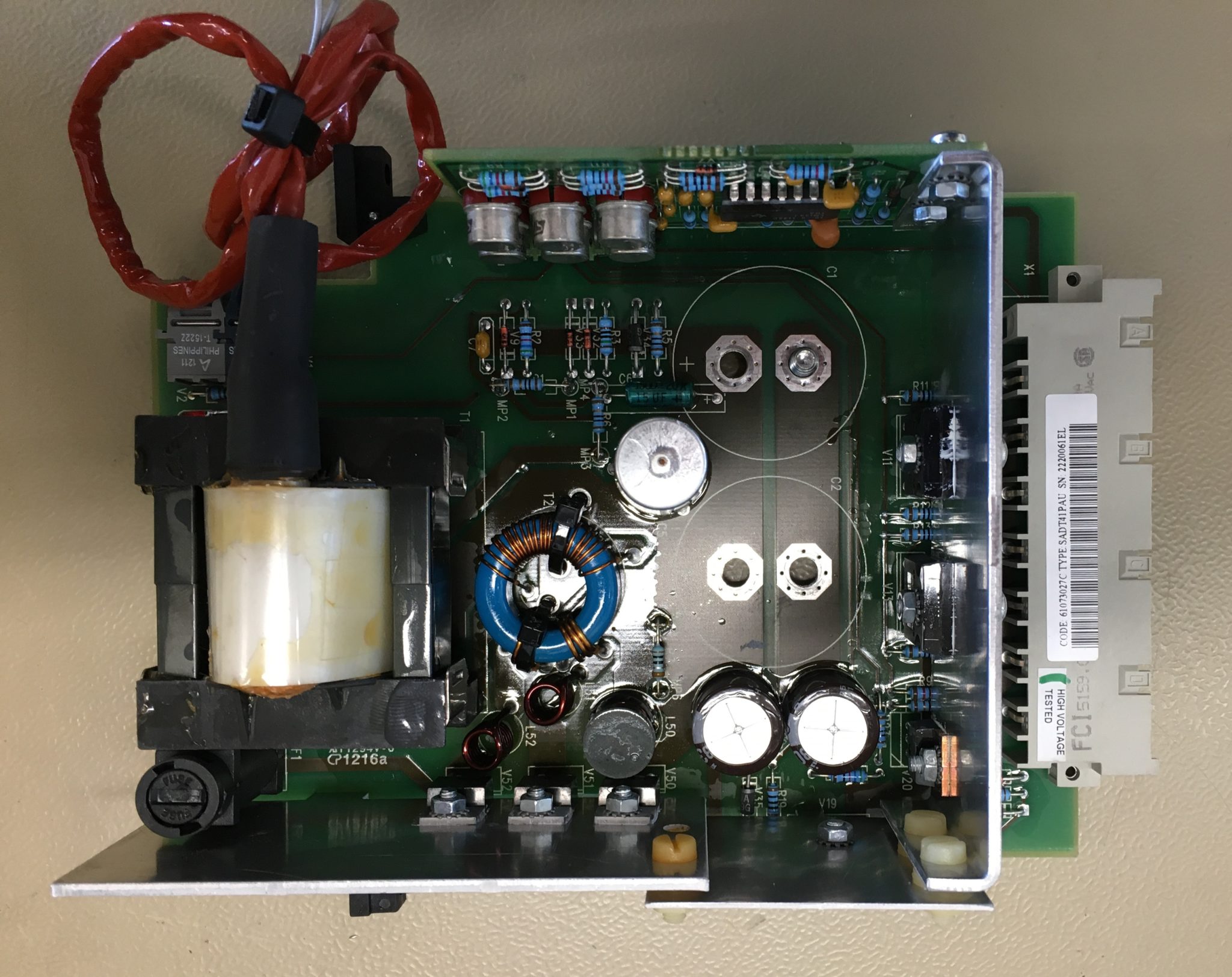 Pulse amplifier board