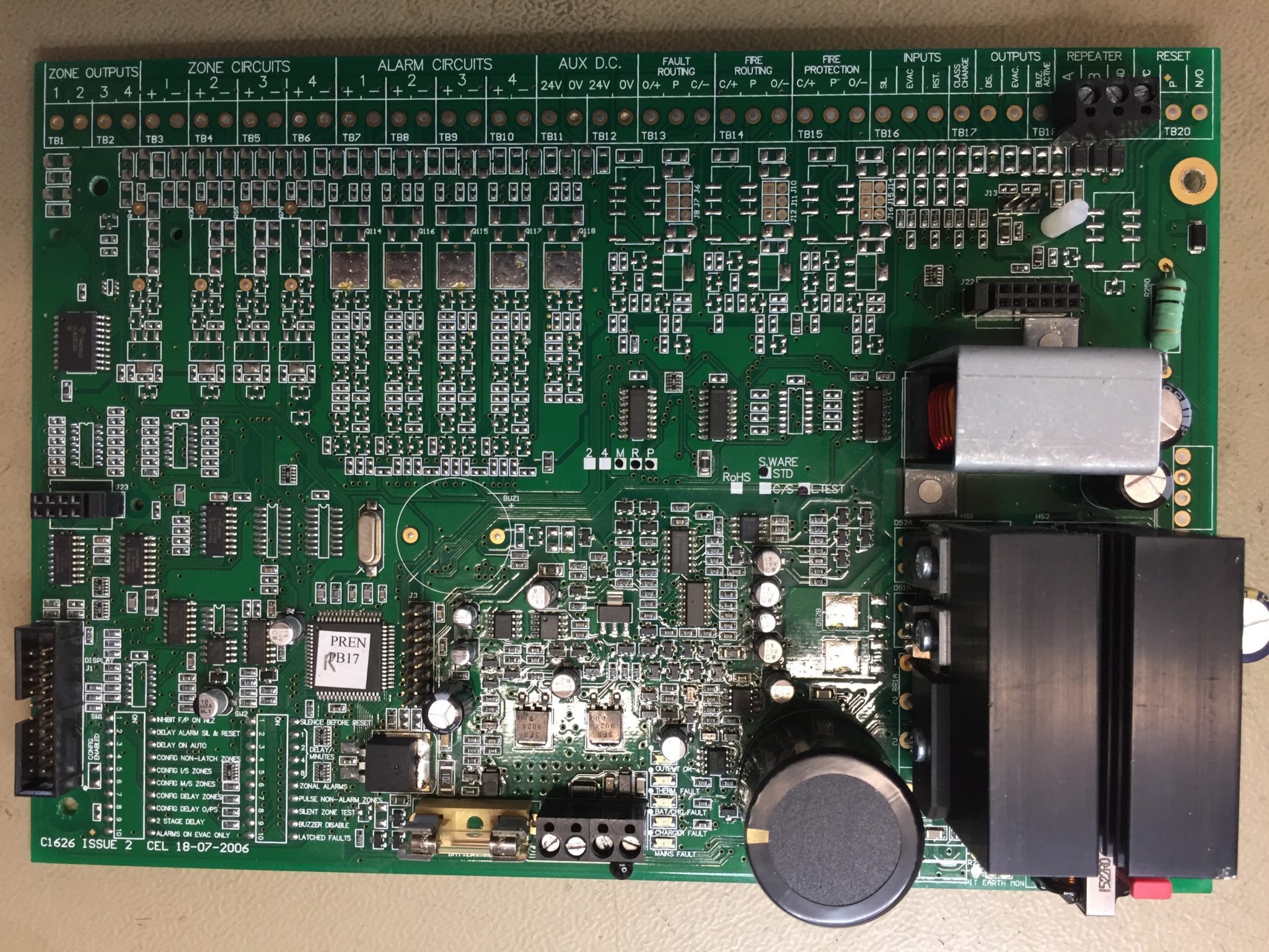 Repeater motherboard