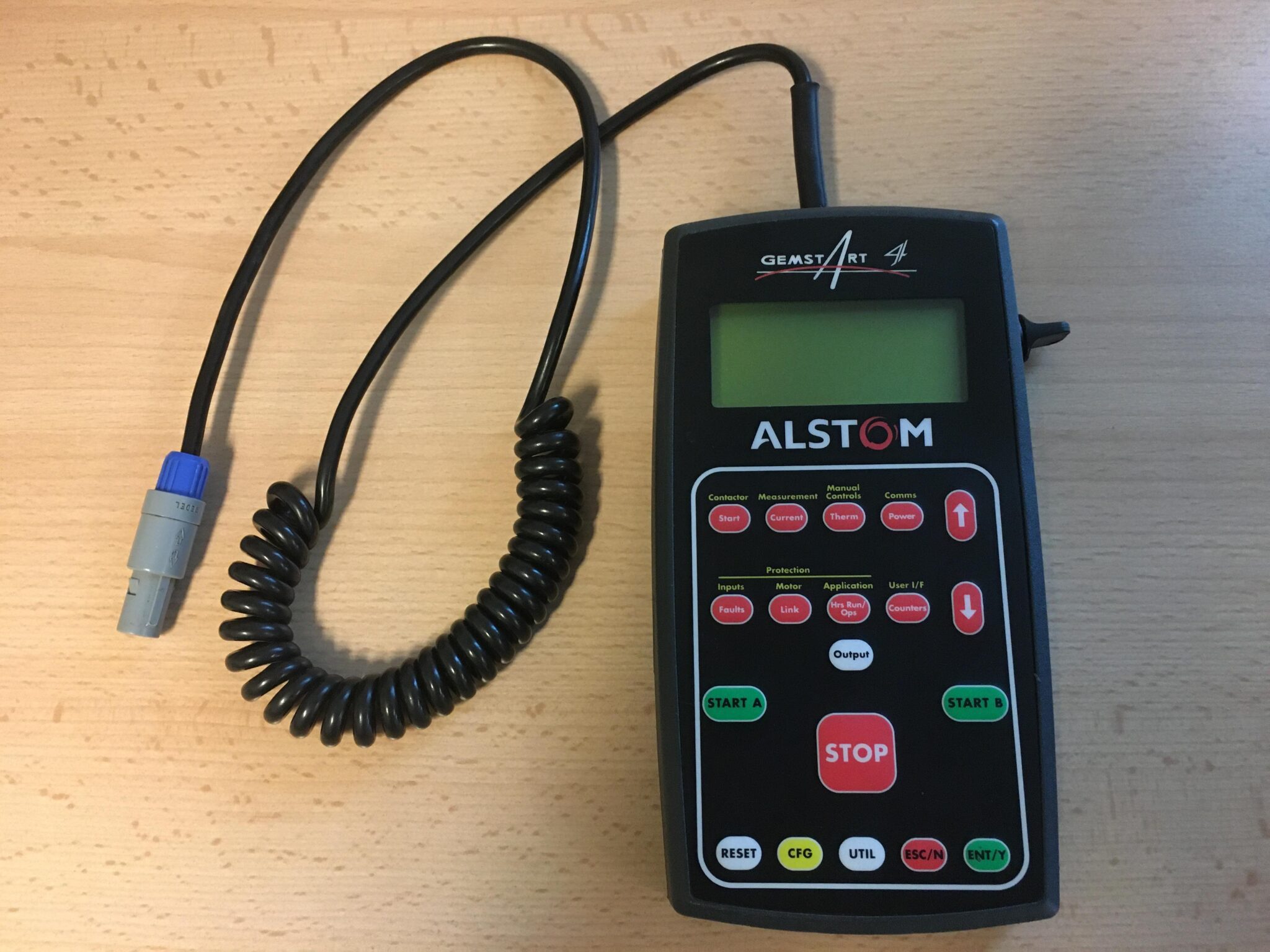 ALSTOM Gemstart 4 handheld device