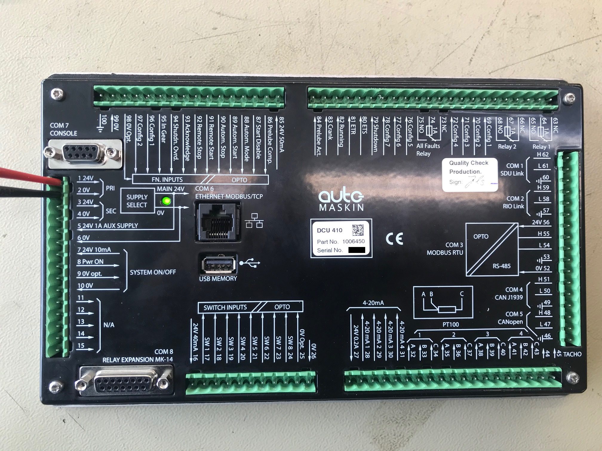 Auto-Maskin Marine-Pro engine controller