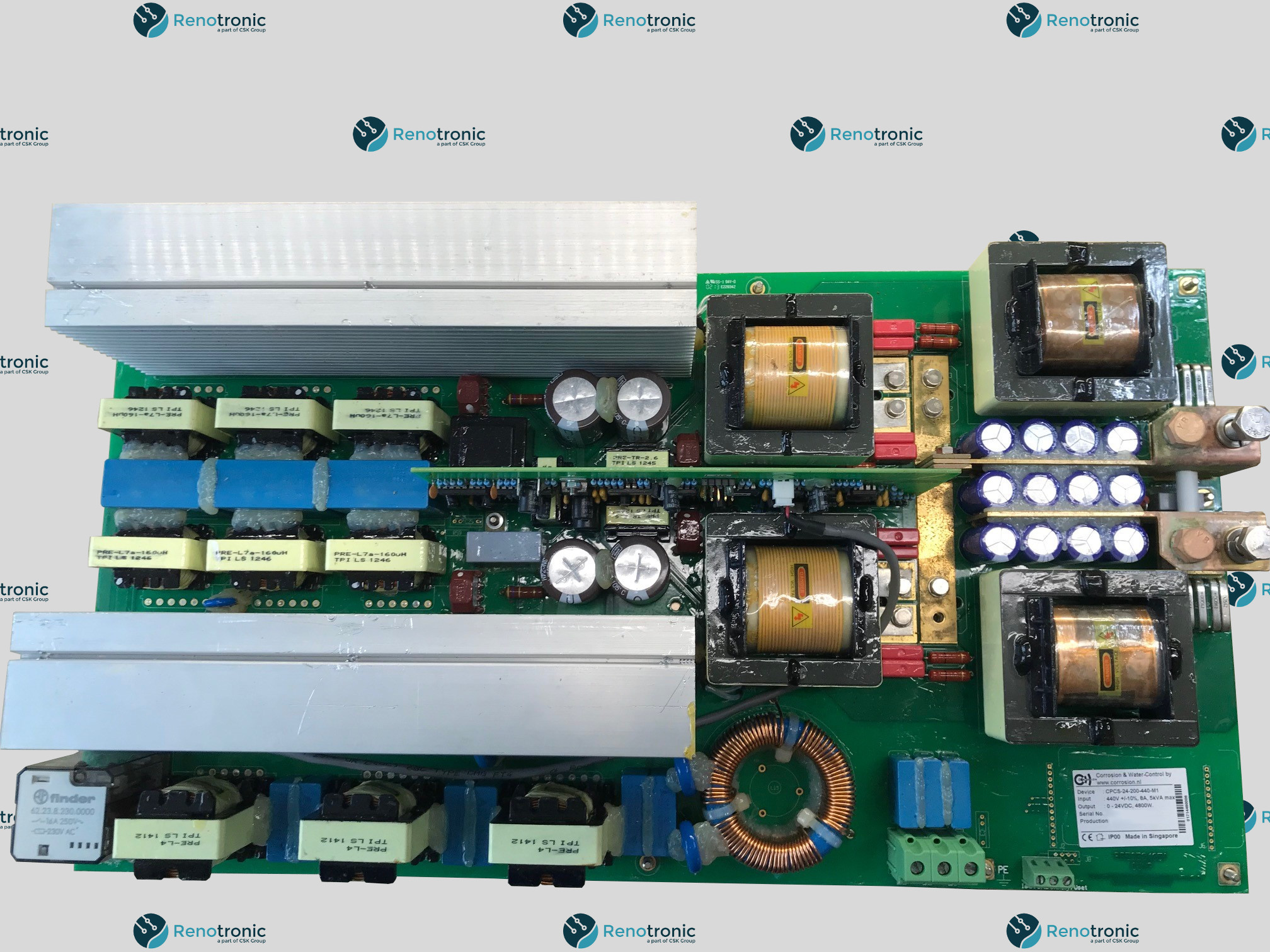 Corrosion control PSU for transition piece / wind turbine