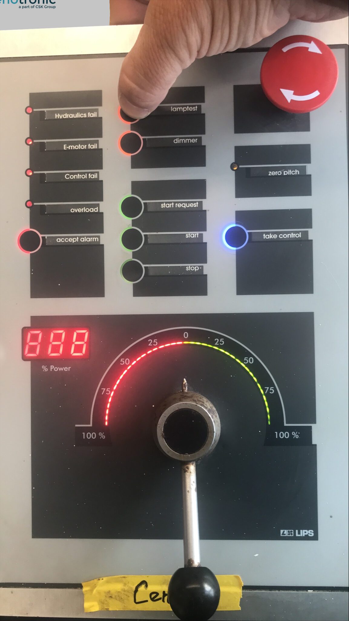 Lipstronic BS thruster panel